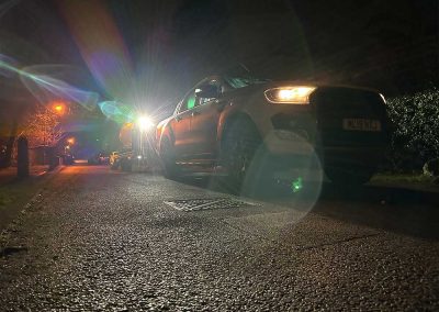 ford ranger at night
